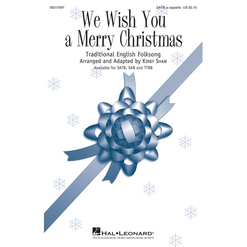 We Wish You A Merry Christmas SAB A Cappella (Octavo)