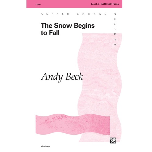 Snow Begins to Fall SATB Choral Sheet Music