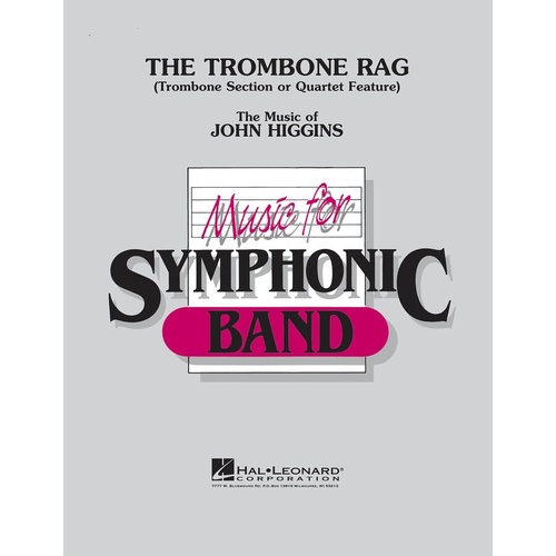 Trombone Rag Concert Band (Music Score/Parts)