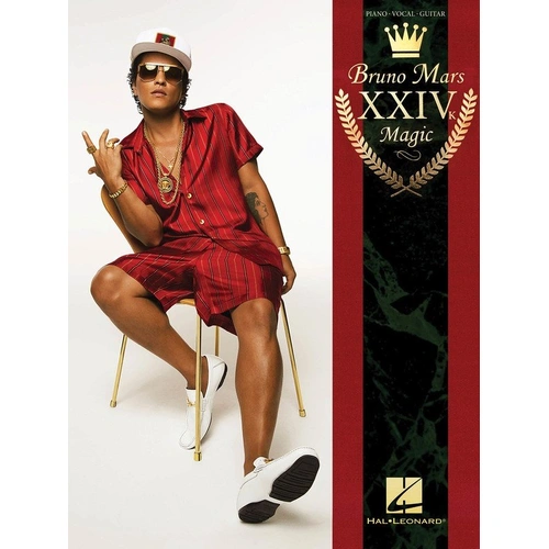 Bruno Mars - 24K Magic Songbook for Piano, Voice, and Guitar, Hal Leonard, 72 Pages