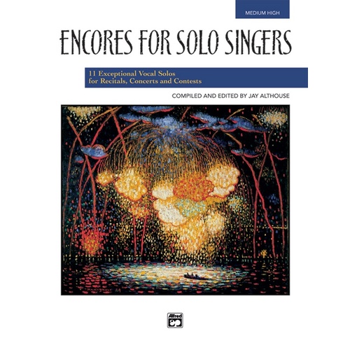 Encores For Solo Singers Medium High Voice Book