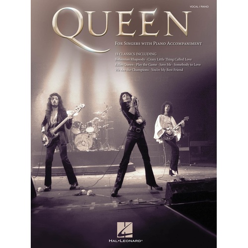 Queen - For Singers With Piano Accompaniment (Softcover Book)