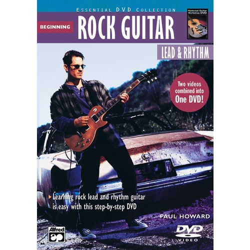 Rock Beginning Guitar Lead And Rhythm DVD