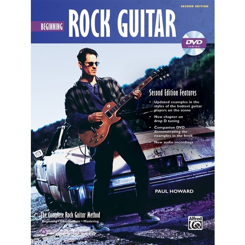 Beginning Rock Guitar Lead & Rhythm Book/DVD