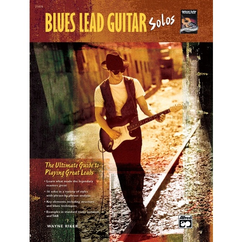 Blues Lead Guitar Solos Book with CD