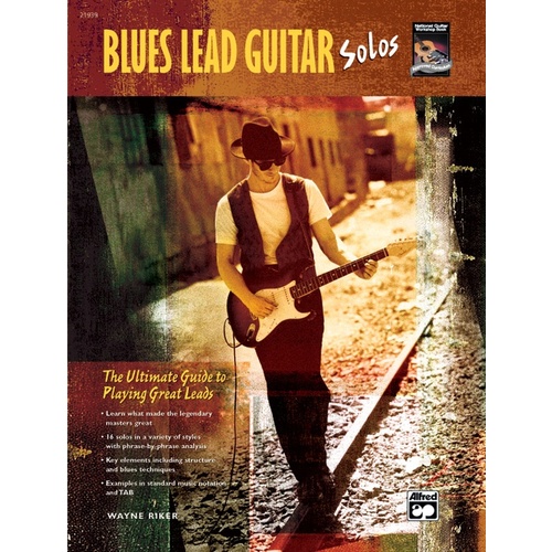 Blues Lead Guitar Solos Book/CD
