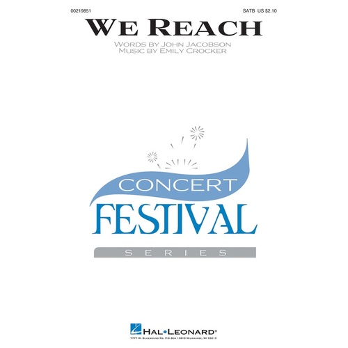 We Reach SATB (Octavo)