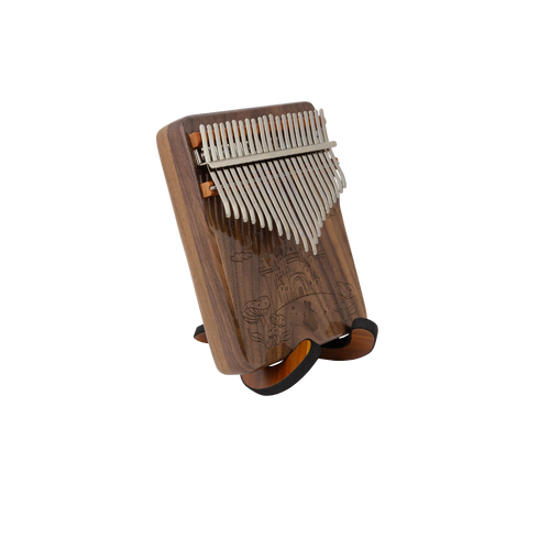 CEGA 21-Key Box Kalimba 21CKW00-XC with Stand and Case - Natural Rosewood Finish
