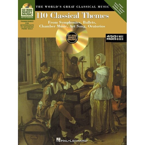 110 Classical Themes CD Rom Piano Wgcm (CD-Rom Only)