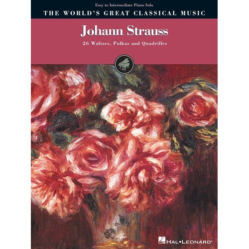 JOHANN STRAUSS JR EASY INTER Piano SOLO WGCM