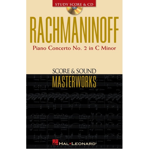 Piano Concerto No 2 C Minor Score And Sound (Music Score/CD)