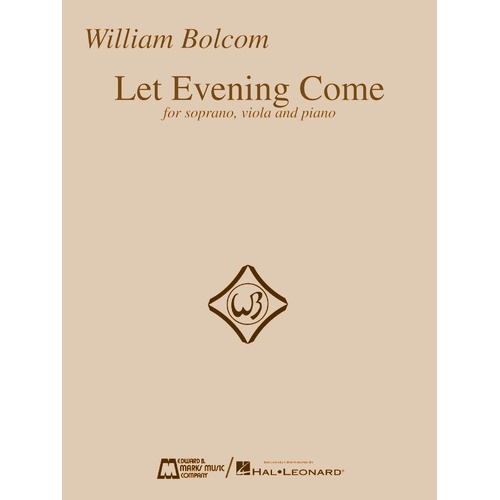 Let Evening Come Soprano Viola and Piano (Softcover Book)
