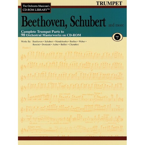 Beethoven Schubert CD Rom Lib Trumpet V1 (CD-Rom Only)