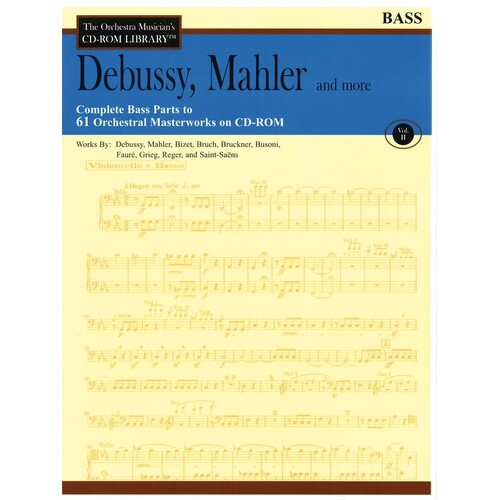 Debussy Mahler and More CD Rom Library Bass V2 (CD-Rom Only)