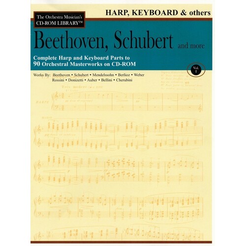 Beethoven Schubert CD Rom Lib Harp Kbd Other Vl1 (CD-Rom Only)
