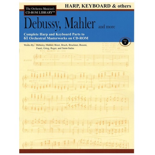 Debussy Mahler and More CD Rom Library Harp Kbd V2 (CD-Rom Only)