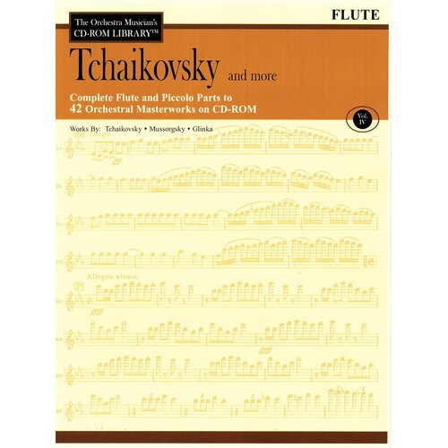 Tchaikovsky And More CD Rom Lib Flute V4 (CD-Rom Only)