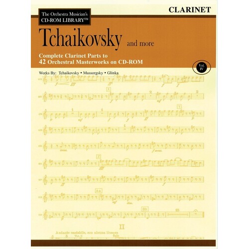 Tchaikovsky And More CD Rom Lib Clarinet V4 (CD-Rom Only)