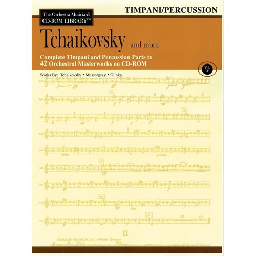 Tchaikovsky And More CD Rom Lib Timp/Per V4 (CD-Rom Only)
