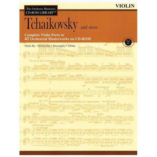 Tchaikovsky And More CD Rom Lib V4 Violin (CD-Rom Only)