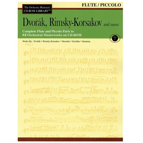 Dvorak Rimsky Korsakov Flute V5 CD Rom Lib V5 (CD-Rom Only)