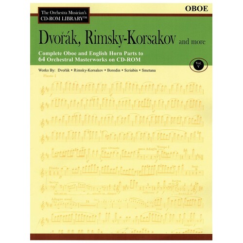 Dvorak Rimsky Korsakov CD Rom Lib Oboe V5 (CD-Rom Only)