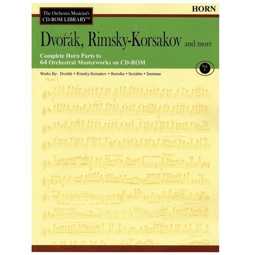 Dvorak Rimsky Korsakov CD Rom Lib horn V5 (CD-Rom Only)