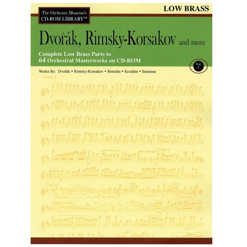 Dvorak Rimsky Korsakov CD Rom Lib Low Brass V5 (CD-Rom Only)