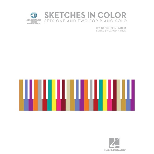 Starer - Sketches In Color Sets 1 and 2 Piano (Softcover Book/Online Audio)