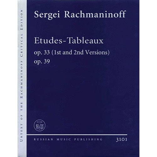 Etudes Tableaux Op 33 And 39 Urtext Piano (Softcover Book)