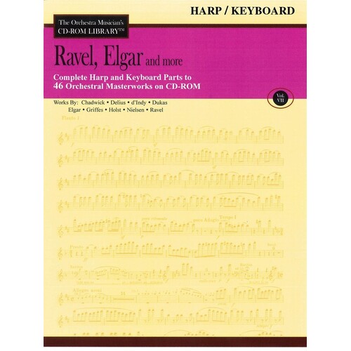 Ravel Elgar and More CD Rom Lib Harp V7 (CD-Rom Only)