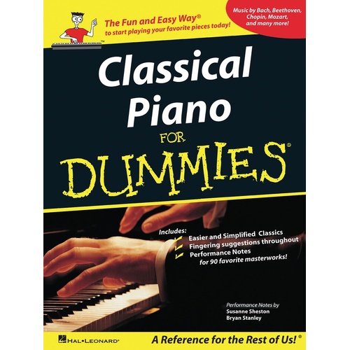 Classical Piano Music For Dummies (Softcover Book)