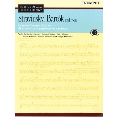 Stravinsky Bartok and More V8 CD Rom Lib Trumpet (CD-Rom Only)