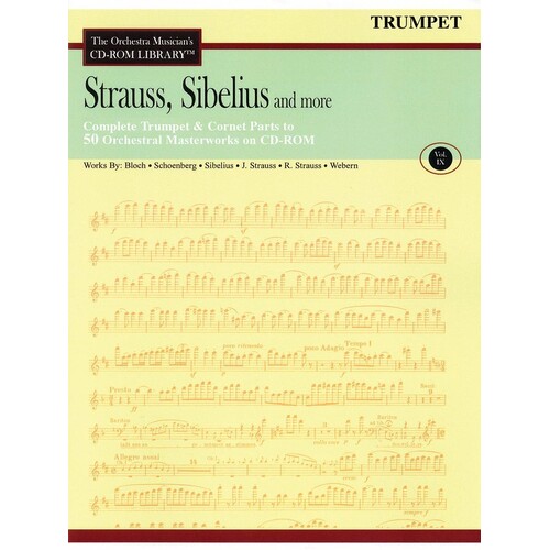 Strauss Sibelius and More CD Rom Lib V9 Trumpet (CD-Rom Only)