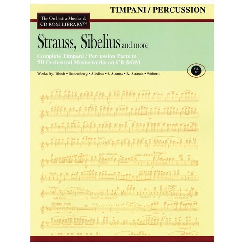 Strauss Sibelius And More CDrom Lib V9 Timp Percussion (CD-Rom Only)