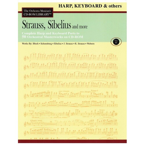 Strauss Sibelius More CD Rom Lib V9 Harp Kybd (CD-Rom Only)