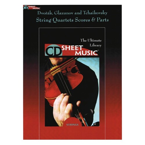 Dvorak Glazunov Tchaikovsky String Qrt CDrom (CD-Rom Only)