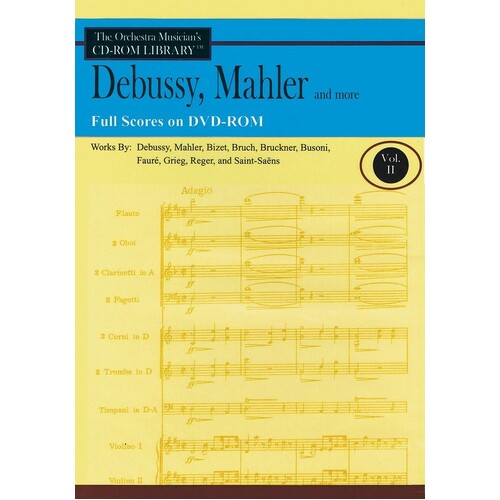 Debussy Mahler and More Score DVD Rom Lib V3 (DVD-ROM Only)