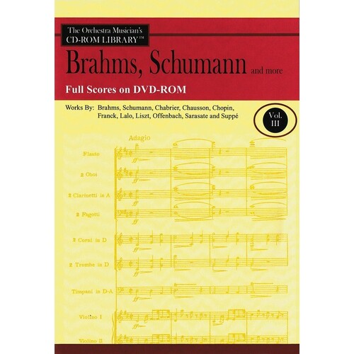 Brahms Schumann and More Score DVD Rom Lib V2 (DVD-ROM Only)