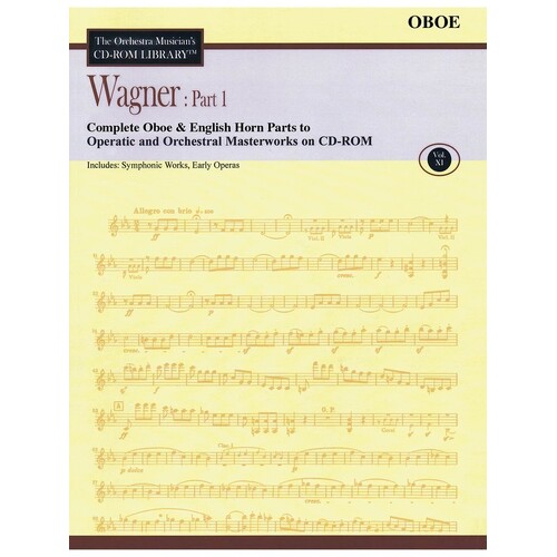 Wagner Part 1 Oboe V11 CD Rom Lib (CD-Rom Only)