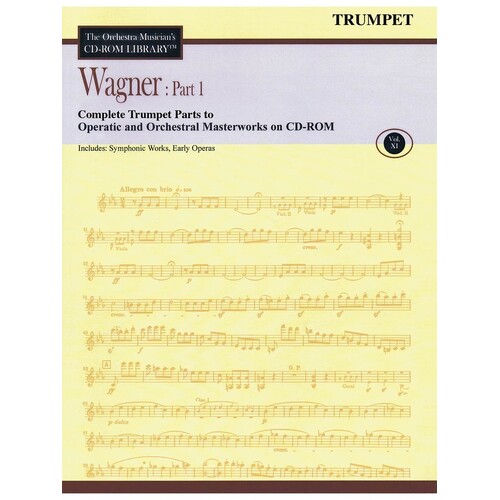Wagner Part 1 Trumpet V11 CD Rom Lib (CD-Rom Only)