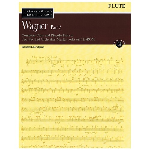 Wagner Part 2 Flute CD Rom Lib V12 (CD-Rom Only)