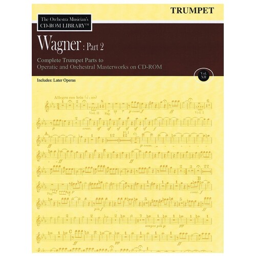 Wagner Part 2 Trumpet CD Rom Lib V12 (CD-Rom Only)