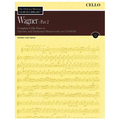 Wagner Part 2 Vlc CD Rom Lib V12 (CD-Rom Only)