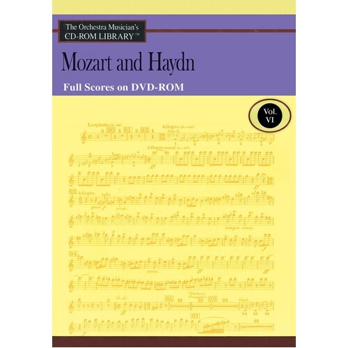 Mozart Haydn Full Scores DVD Rom CD Rom Lib V6 (DVD-ROM Only)