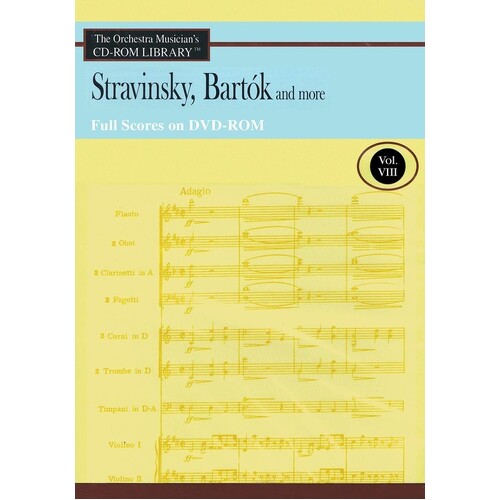 Stravinsky Bartok and More DVD Rom CD Rom Lib V8 (DVD-ROM Only)