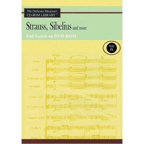 Strauss Sibelius and More DVD Rom CD Rom Lib V9 (DVD-ROM Only)