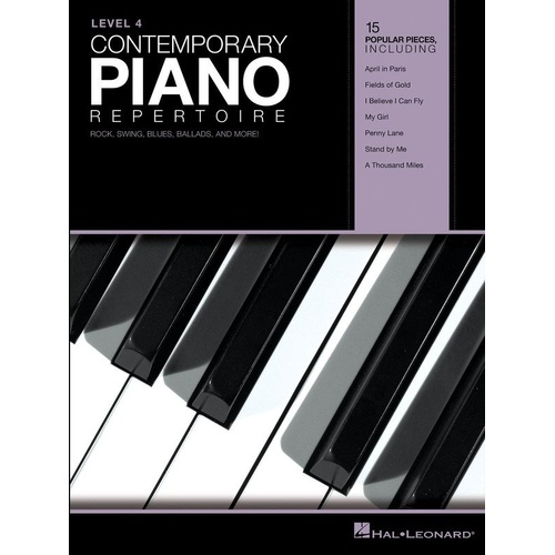Contemporary Piano Repertoire Level 4 Intermediate - 64 Pages, Piano Solo, Hal Leonard