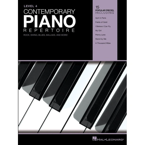 Contemporary Piano Repertoire Level 4 - Intermediate Piano Solo Arrangements