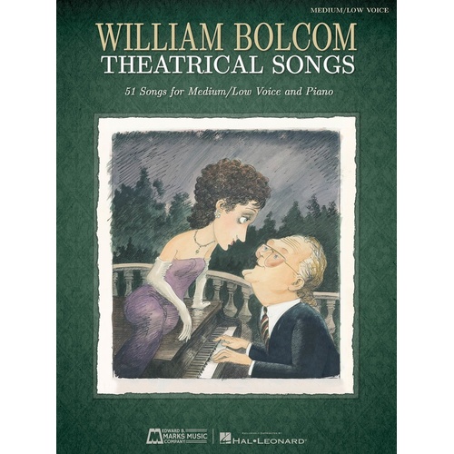 William Bolcom Theatrical Songs Med/Low Voice (Softcover Book)